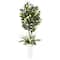 6ft. Artificial Lemon Tree in White Decorative Pot